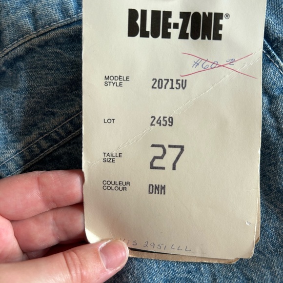 NWT Vintage Jeans -- BlueZone - Picture 4 of 4